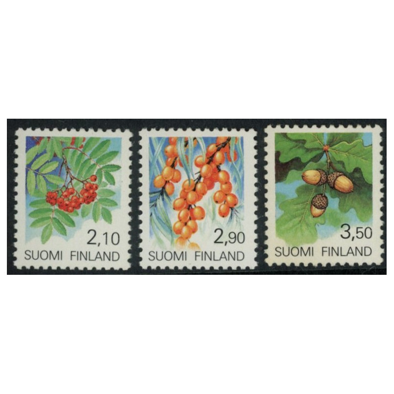 Finland. 1991. Dagligmærker. AFA nr. 1116-18 **       , postfrisk stemplet FDC