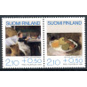 Finland. 1991. Malerier, parstykke. AFA nr. 1121-22 **          , postfrisk stemplet FDC