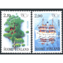 Finland. 1991. Norden Frimærker. AFA nr. 1131-32 **   , postfrisk stemplet FDC