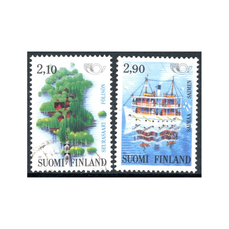 Finland. 1991. Norden Frimærker. AFA nr. 1131-32 **   , postfrisk stemplet FDC