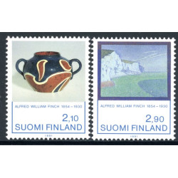 Finland. 1991. Alfred William Finch. AFA nr. 1135-36 **   , postfrisk stemplet FDC