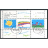 Finland. 1991. Børnetegninger, miniark. AFA nr. 1137-39 **  , postfrisk stemplet FDC
