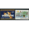 Finland. 1991. Silkefremstilling og byen Idensalmi, miniark. AFA nr. 1144-45 **  , postfrisk stemplet FDC