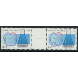 Finland. 1991. Kemisk teknologiforening, sammentryk. AFA nr. 1148-49 **               , postfrisk stemplet FDC