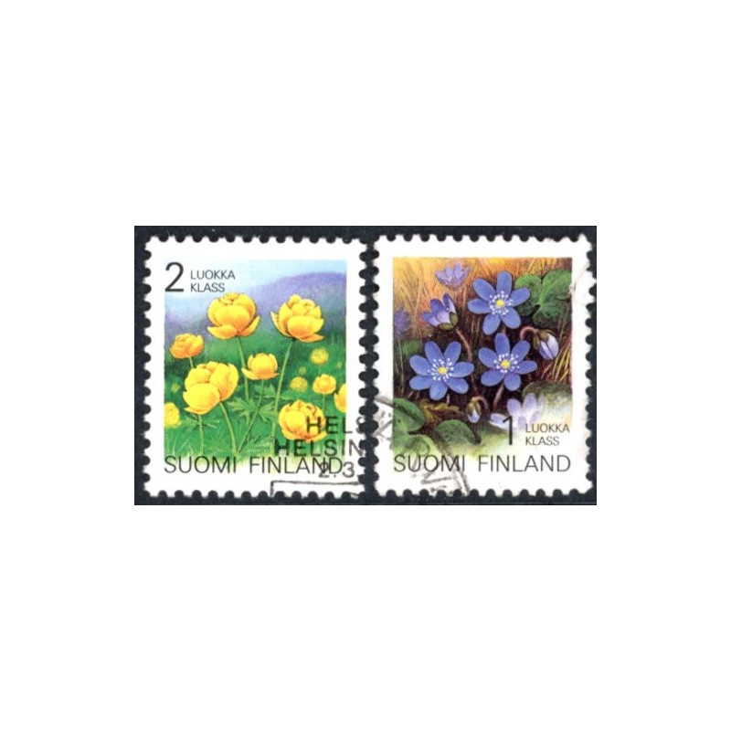 Finland. 1992. Markblomster. AFA nr. 1152-53 **               , postfrisk stemplet FDC