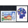 Finland. 1992. Byen Rauma og Friske Hjerner. AFA nr 1156-57 **             , postfrisk stemplet FDC