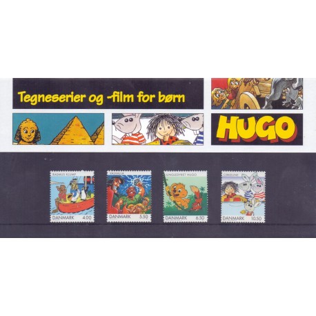 Souvenirmappe. 2002. Tegneserier og film for børn. AFA nr. SM 46