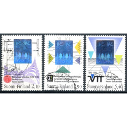 Finland. 1992. Finsk Teknologi. AFA nr 1164-66 **                          , postfrisk stemplet FDC