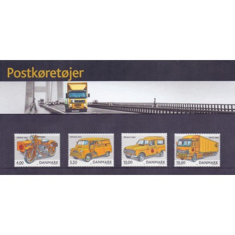 Souvenirmappe. 2002. Postkøretøjer. AFA nr. SM 48