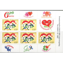 Finland. 1993. Venskabsmærke, hæfteblok. AFA nr 1186 **            , postfrisk stemplet FDC