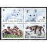Finland. 1993. Nordiske fjeldræve, sammentryk. AFA nr 1191-94 **              , postfrisk stemplet FDC