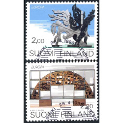 Finland. 1993. Europamærker/Cept. AFA nr 1195-96 **              , postfrisk stemplet FDC