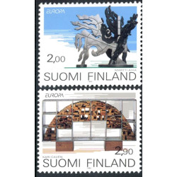 Finland. 1993. Europamærker/Cept. AFA nr 1195-96 **              , postfrisk stemplet FDC