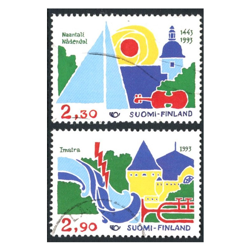 Finland. 1993. Nordenfrimærker. AFA nr 1199-1200 **             , postfrisk stemplet FDC