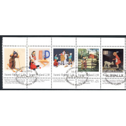 Finland. 1993. Maleren Martta Wendelin, sammentryk. AFA nr 1206-10 **         , postfrisk stemplet FDC