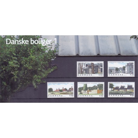 Souvenirmappe. 2002. Danske boliger 1. AFA nr. SM 50