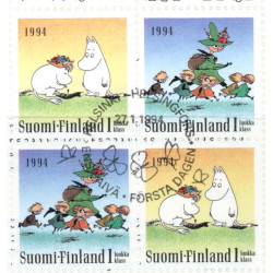 Finland. 1994. Mumitroldene, sammentryk. AFA nr 1229-30 **        , postfrisk stemplet FDC