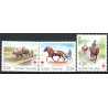 Finland. 1994. Røde Kors, heste. AFA nr 1234-36 **       , postfrisk stemplet FDC