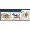 Finland. 1994. Røde Kors, heste. AFA nr 1234-36 **       , postfrisk stemplet FDC