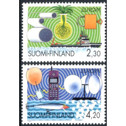 Finland. 1994. Røde Kors, heste. AFA nr 1234-36 **       , postfrisk stemplet FDC