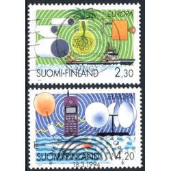 Finland. 1994. Røde Kors, heste. AFA nr 1234-36 **       , postfrisk stemplet FDC