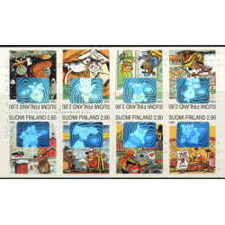Finland. 1995. Skt. Valentine, sammentryk. AFA nr. 1265-72 **        , postfrisk stemplet FDC
