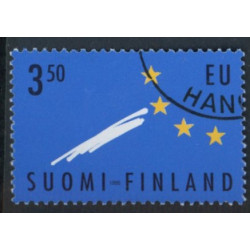 Finland. 1995. Finsk medlemskab af EU. AFA nr. 1277 **       , postfrisk stemplet FDC
