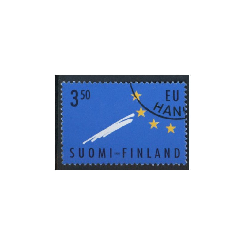 Finland. 1995. Finsk medlemskab af EU. AFA nr. 1277 **       , postfrisk stemplet FDC