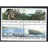Finland. 1995. Truede dyr, sammentryk. AFA nr. 1278-81 **       , postfrisk stemplet FDC