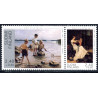 Finland. 1995. Albert Edelfelt, sammentryk. AFA nr. 1282-83 **         , postfrisk stemplet FDC