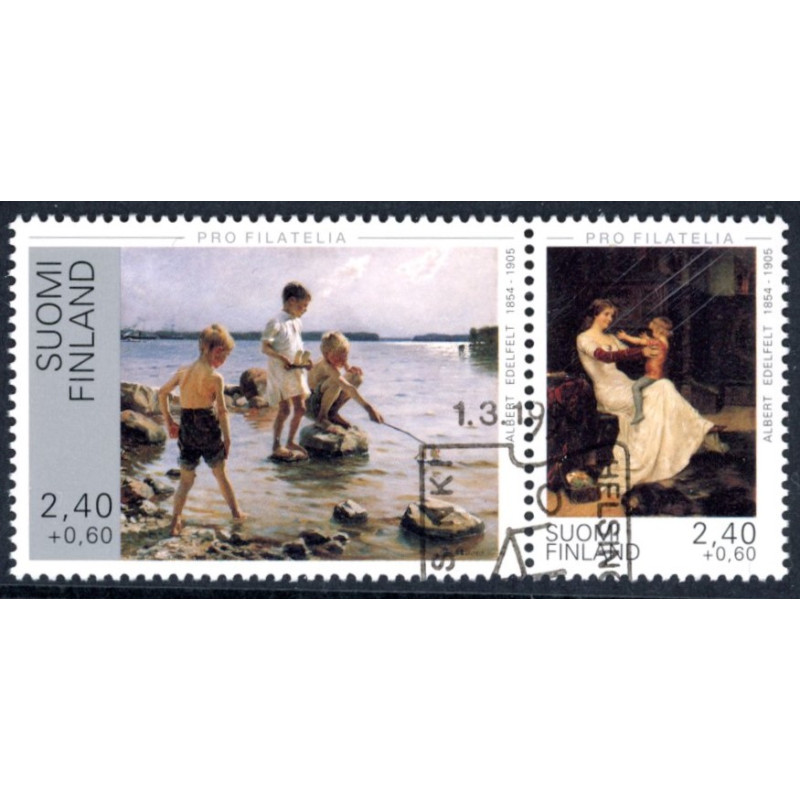 Finland. 1995. Albert Edelfelt, sammentryk. AFA nr. 1282-83 **         , postfrisk stemplet FDC