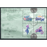 Finland. 1995. Motorsport, miniark. AFA nr. 1286-89 **       , postfrisk stemplet FDC
