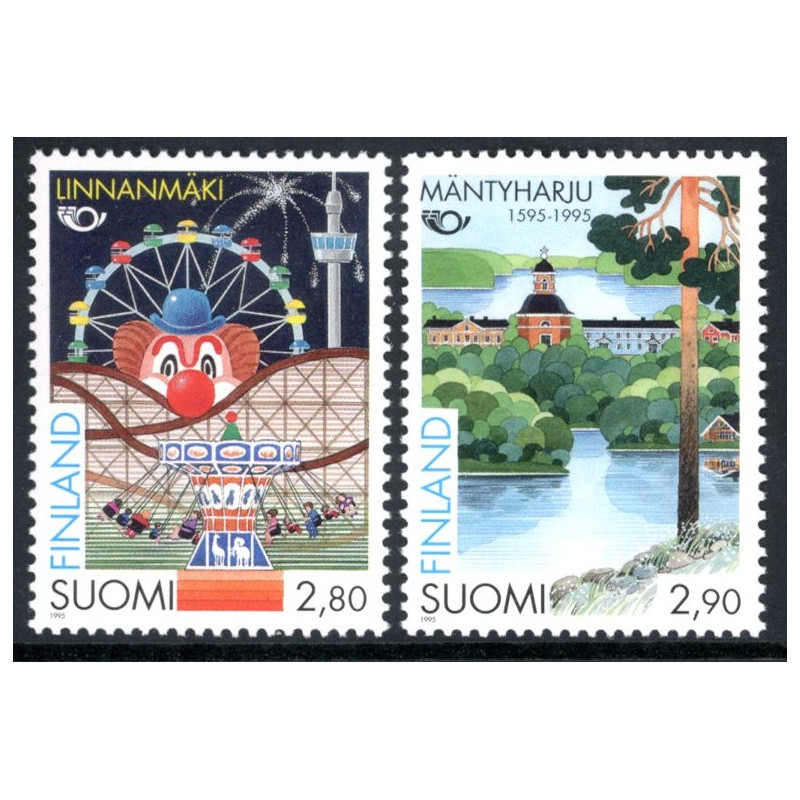 Finland. 1995. Nordenfrimærker. AFA nr. 1291-92 **       , postfrisk stemplet FDC