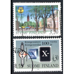 Finland. 1995. Loviisa, og Røntgenstråler. AFA nr. 1293-94 **       , postfrisk stemplet FDC