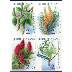 Finland. 1995. Skovforskning, sammentryk. AFA nr. 1295-98 **       , postfrisk stemplet FDC