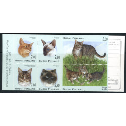 Finland. 1995. Katte, sammentryk. AFA nr. 1299-1304 **       , postfrisk stemplet FDC