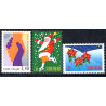 Finland. 1995. FN og Julemærker. AFA nr. 1305-07 **       , postfrisk stemplet FDC