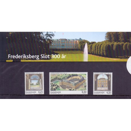 Souvenirmappe. 2004. Frederiksberg Slot 300 år. AFA nr. SM 56