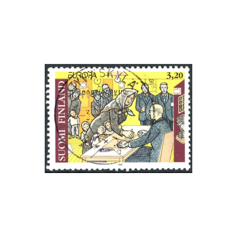 Finland. 1996. Europamærke/Cept. AFA nr. 1322 **            , postfrisk stemplet FDC