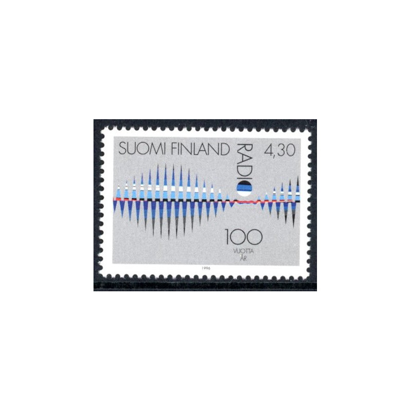 Finland. 1996. Radioen i 100 år. AFA nr. 1334 **          , postfrisk stemplet FDC