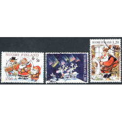 Finland. 1996. Julefrimærker. AFA nr. 1354-56 **     , postfrisk stemplet FDC