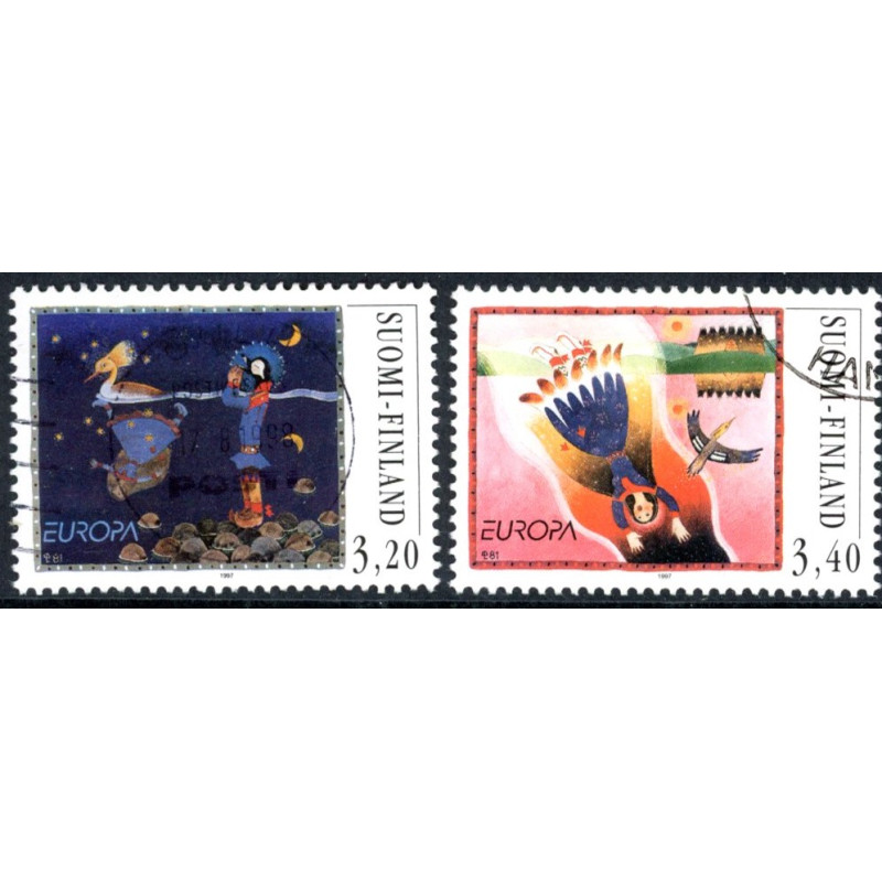 Finland. 1997. Europamærker/Cept. AFA nr. 1367-68 **      , postfrisk stemplet FDC