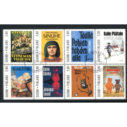 Finland. 1997. Finske bøger i 1900-tallet, sammentryk. AFA nr. 1392-99 **     , postfrisk stemplet FDC