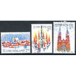 Finland. 1997. Julefrimærker. AFA nr. 1400-02 **    , postfrisk stemplet FDC