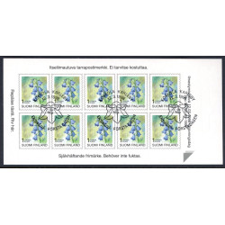 Finland. 1998. Landskabsblomster, miniark. AFA nr. 1416 **      , postfrisk stemplet FDC