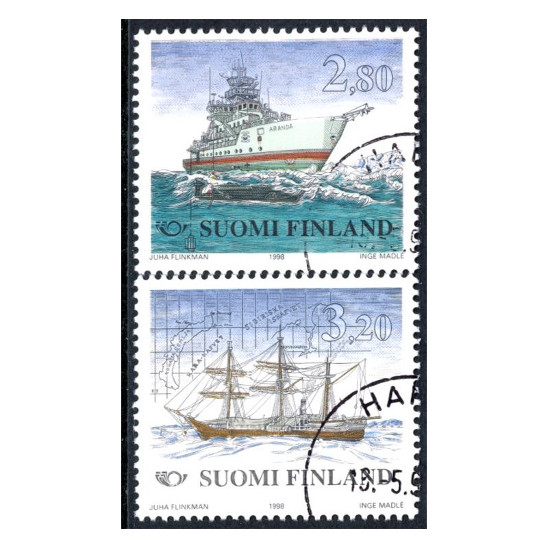 Finland. 1998. Norden frimærker. AFA nr. 1424-25 **     , postfrisk stemplet FDC