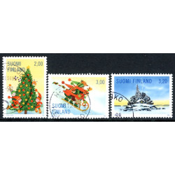 Finland. 1998. Julefrimærker. AFA nr. 1446-48 **    , postfrisk stemplet FDC