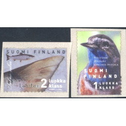 Finland. 1999. Fisk og fugl. AFA nr. 1450-51 **                 , postfrisk stemplet FDC