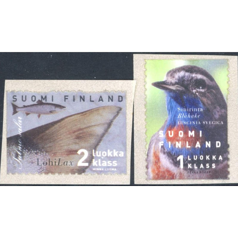 Finland. 1999. Fisk og fugl. AFA nr. 1450-51 **                 , postfrisk stemplet FDC