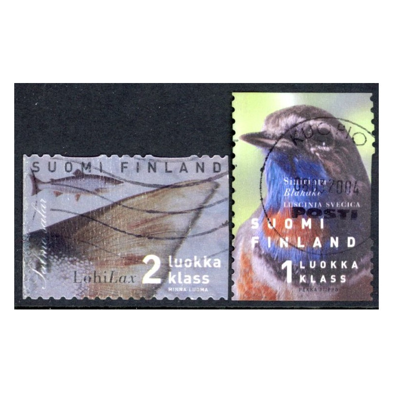 Finland. 1999. Fisk og fugl. AFA nr. 1450-51 **                 , postfrisk stemplet FDC